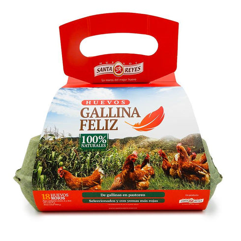 HUEVO GALLINA FELIZ 18U